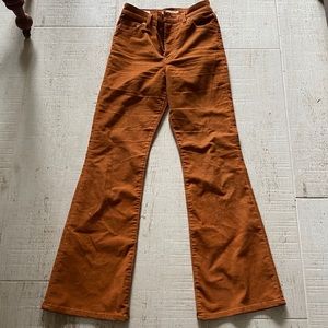 Levi High Waisted Cord Pant